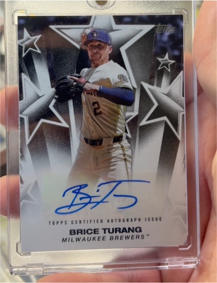 2025 Topps Series 1 Baseball Stars Autographs #BSA-BT Brice Turang — front