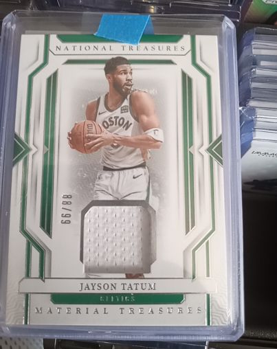 2023-24 Panini National Treasures #66 Jayson Tatum — front