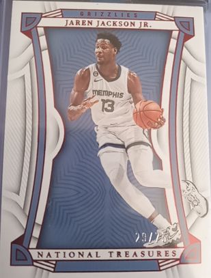 2022-23 Panini National Treasures #29 Jaren Jackson Jr. — front
