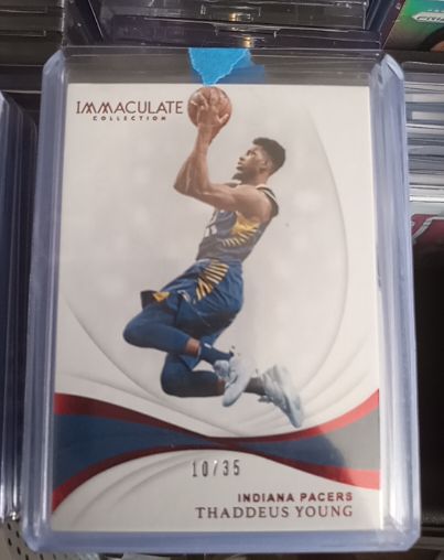 2018-19 Panini Immaculate Collection #64 Thaddeus Young — front