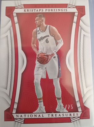 2022-23 Panini National Treasures #6 Kristaps Porzingis — front