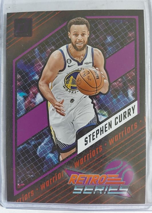 2023-24 Donruss Retro Series Press Proof Purple #14 Stephen Curry — front