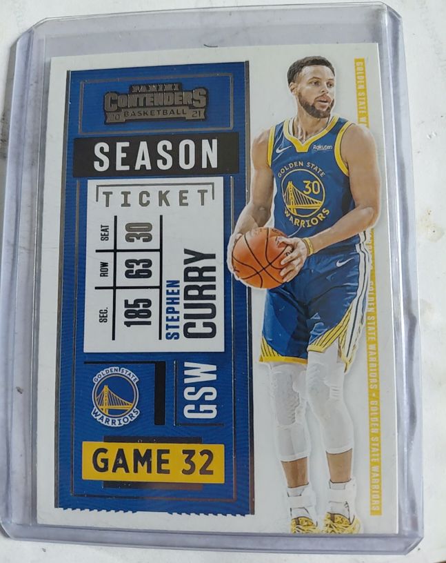2020-21 Panini Contenders Basketball #20 Stephen Curry — front