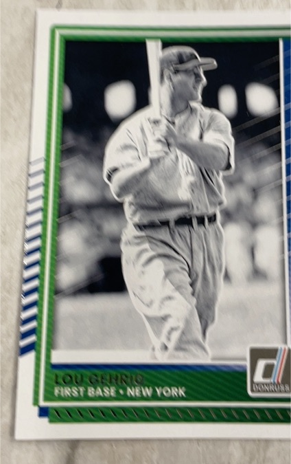 2025 Donruss #55 Lou Gehrig — front