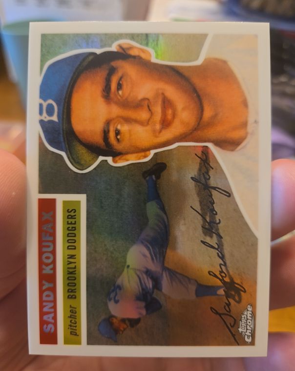 1956 Topps #79 Sandy Koufax — front