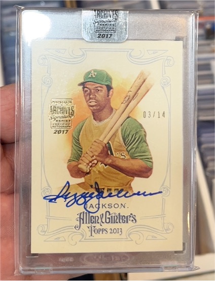2013 Topps Allen & Ginter #150 Reggie Jackson — front