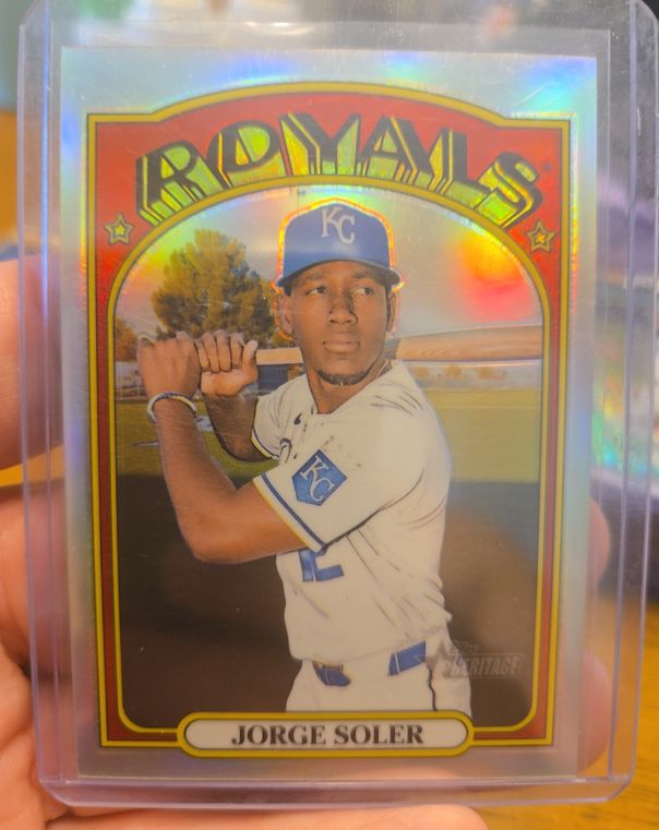 2021 Topps Heritage #165 Jorge Soler Kansas City Royals — front