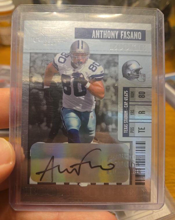 2006 Playoff Contenders Rookie Ticket Anthony Fasano — front
