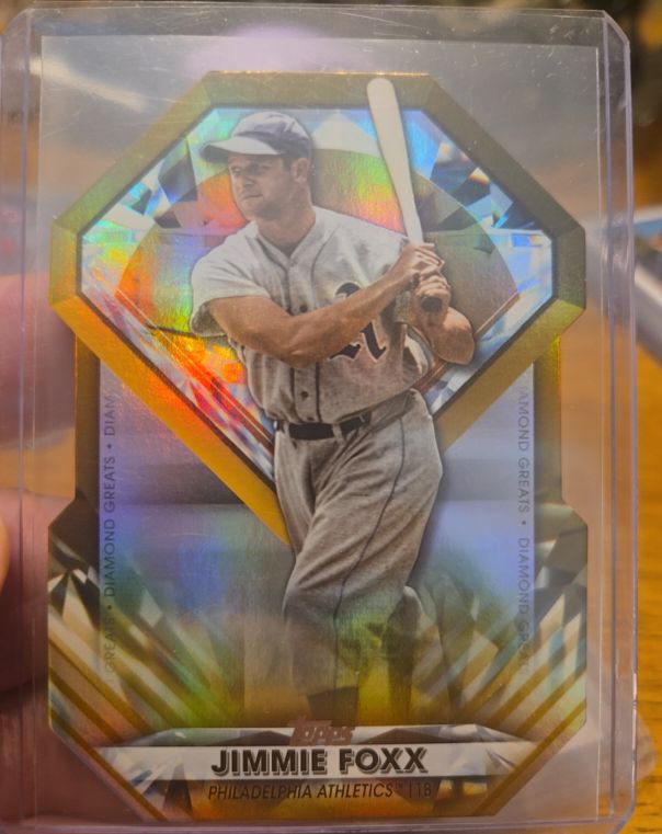 2022 Topps Update Diamond Greats Die Cut #DGDC-68 Jimmie Foxx — front