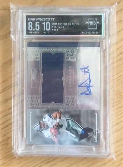 2016 Donruss Signature Series #288 Dak Prescott — front