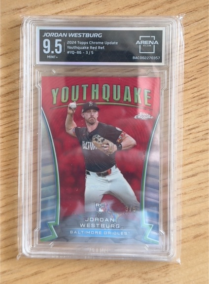 2024 Topps Chrome Update #YQ-86 Jordan Westburg — front