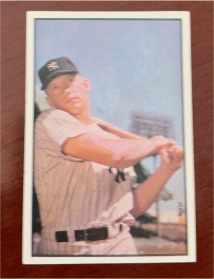 1989 Bowman Reprint Inserts #6 Mickey Mantle 53 — front