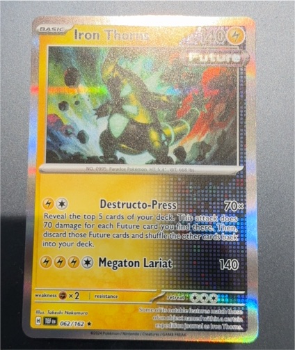 2024 Pokémon Scarlet & Violet Temporal Forces #62 Iron Thorns — front