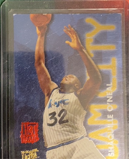 1995-96 Fleer Ultra Jam City #9 Shaquille O'Neal — front