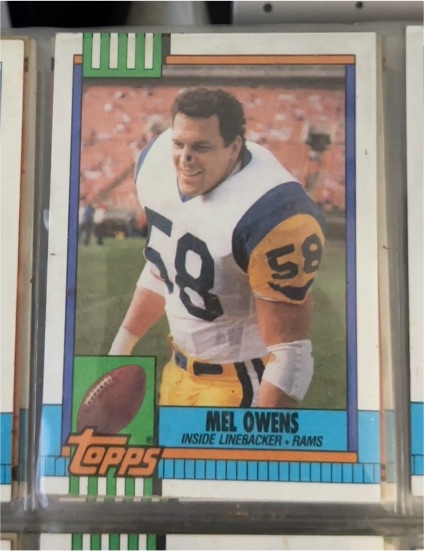 1990 Topps #82 Mel Owens — front