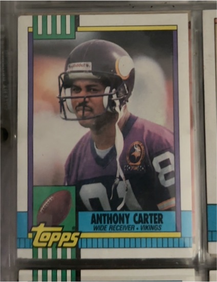 1990 Topps #115 Anthony Carter — front