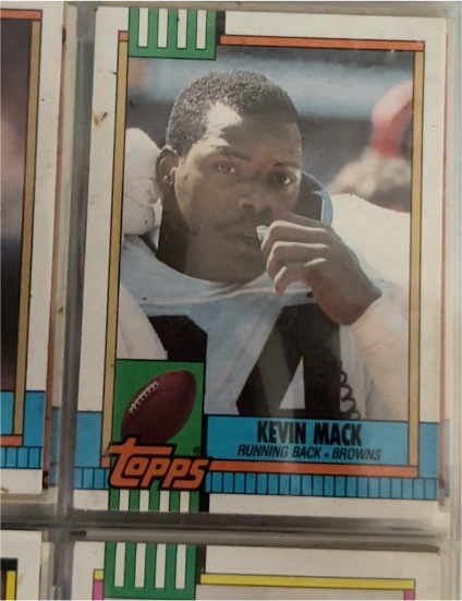 1990 Topps #165 Kevin Mack — front