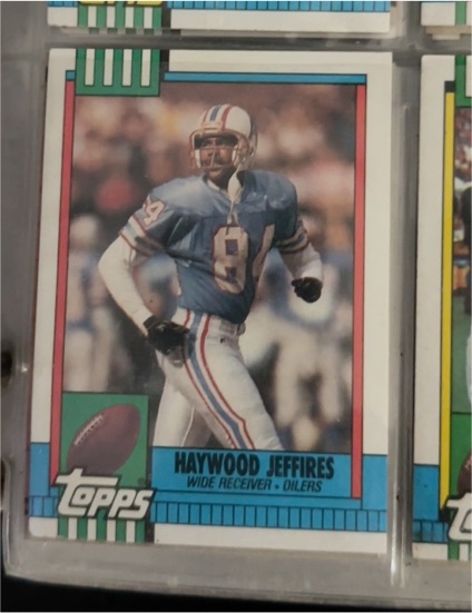 1990 Topps #225 Haywood Jeffires — front