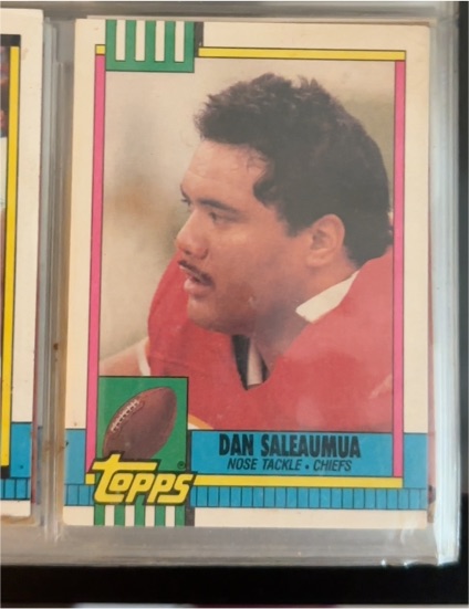 1990 Topps #249 Dan Saleaumua — front