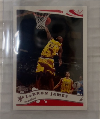 2005-06 Topps #200 LeBron James — front