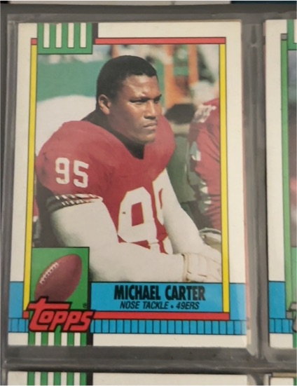 1990 Topps #19 Michael Carter — front
