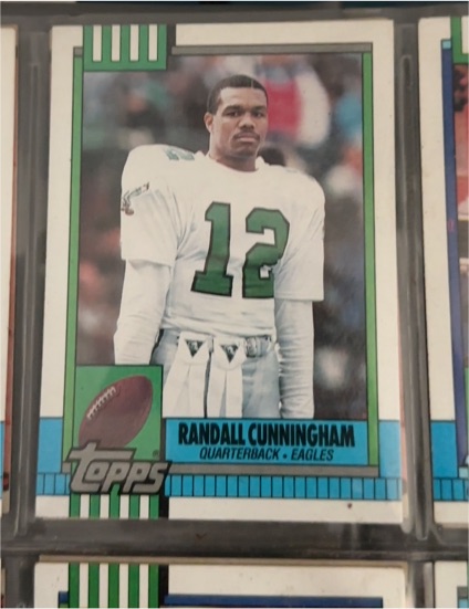 1990 Topps #93 Randall Cunningham — front
