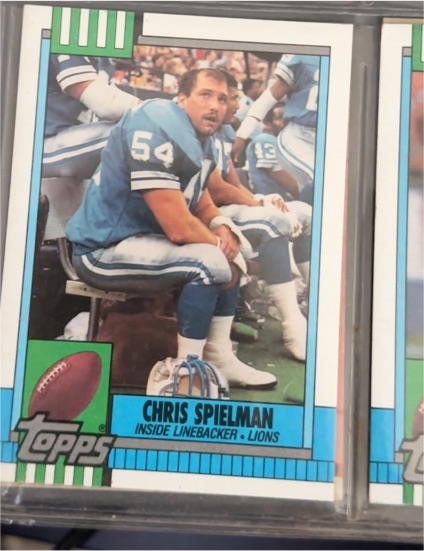 1990 Topps #111 Chris Spielman — front