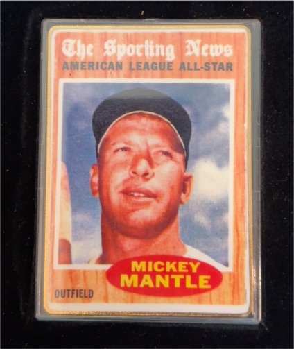1962 Topps #471 Mickey Mantle All-Star — front