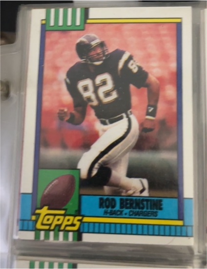 1990 Topps #381 Rod Bernstine — front