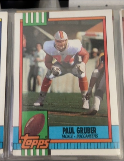 1990 Topps #406 Paul Gruber — front