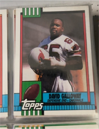 1990 Topps #445 David Galloway — front