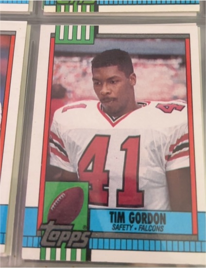 1990 Topps #476 Tim Gordon — front