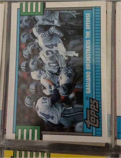 1990 Topps #518 Bob Gagliano Orchestrates The Offense — front