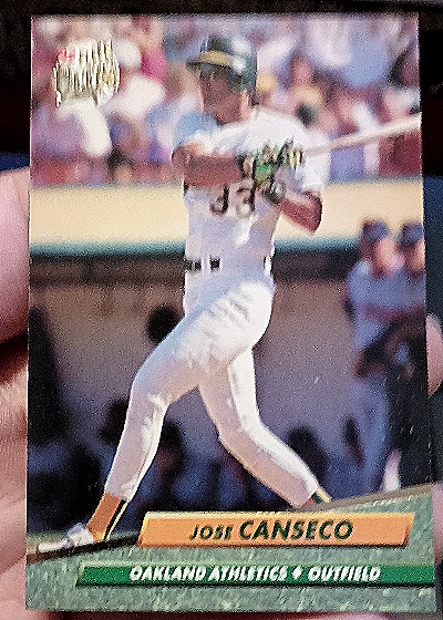 1992 Fleer Ultra #110 Jose Canseco — front