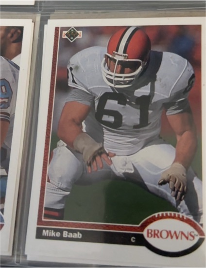 1991 Upper Deck #306 Mike Baab — front