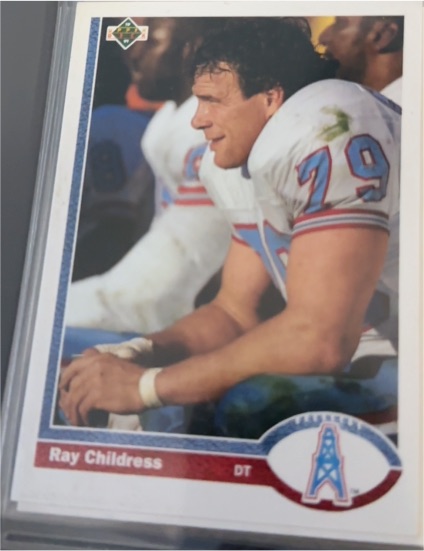 1991 Upper Deck #277 Ray Childress — front