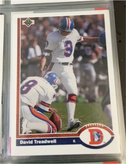 1991 Upper Deck #496 David Treadwell — front