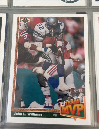 1991 Upper Deck #476 John L. Williams — front