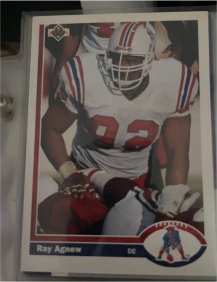 1991 Upper Deck #352 Ray Agnew — front