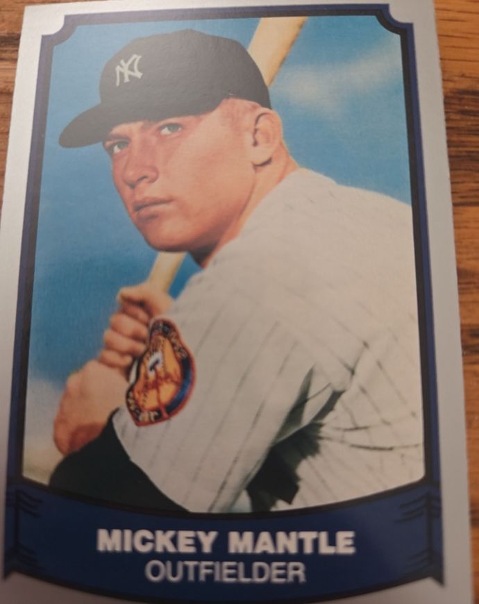 1988 Pacific Baseball Legends #7 Mickey Mantle — front