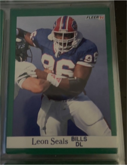 1991 Fleer #10 Leon Seals — front