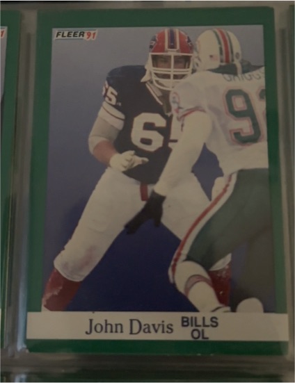 1991 Fleer #2 John Davis — front