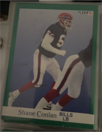 1991 Fleer Football #1 Shane Conlan — front
