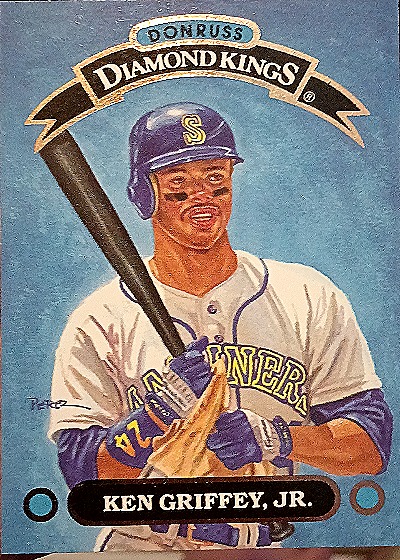 1993 Donruss #DK-1 Ken Griffey, Jr. Diamond Kings Insert — front