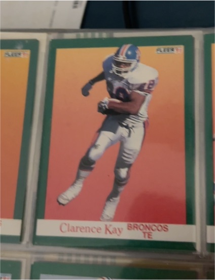 1991 Fleer #50 Clarence Kay — front