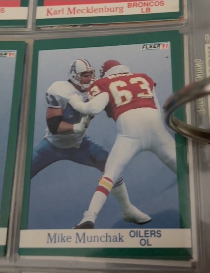 1991 Fleer #71 Mike Munchak — front