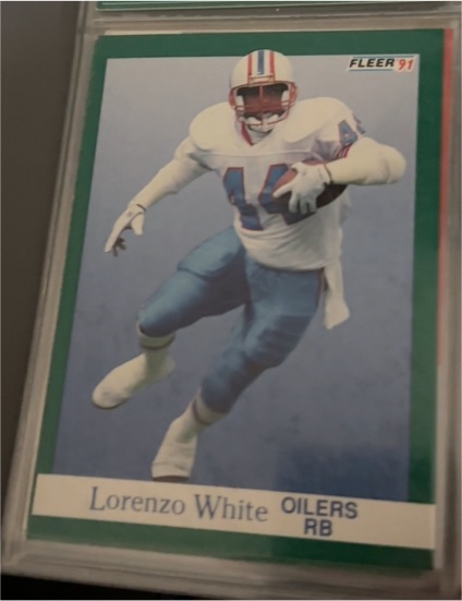 1991 Fleer #73 Lorenzo White — front