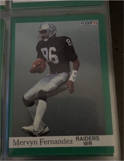 1991 Fleer #106 Mervyn Fernandez — front