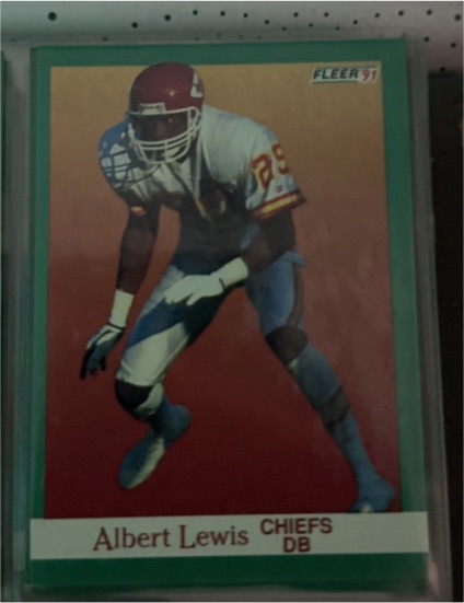 1991 Fleer #93 Albert Lewis — front
