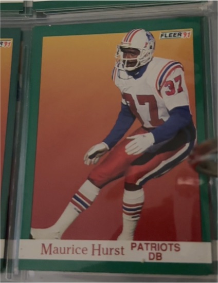 1991 Fleer #140 Maurice Hurst — front